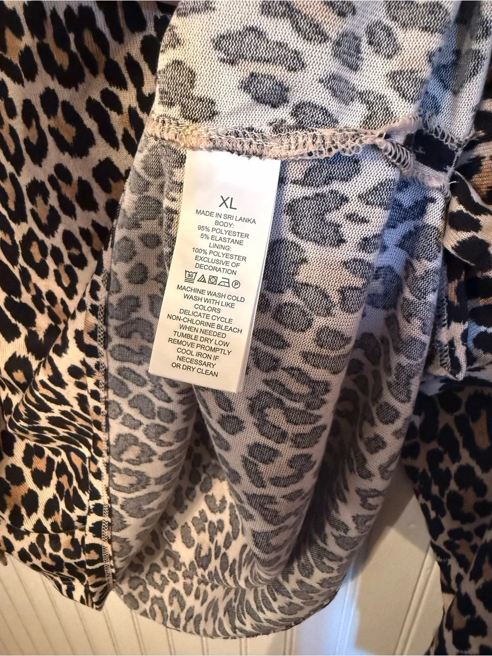 Kate Spade Animal Print XL Sweater